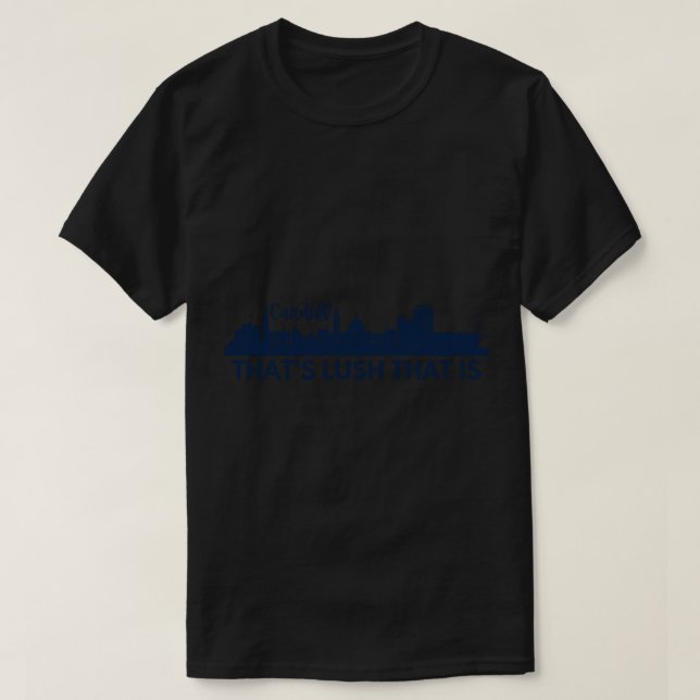 Cardiff, Caerdydd, our city, Cardiff City Wales sk T-Shirt (Design Front)