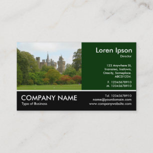 Cardiff Castle Business Card