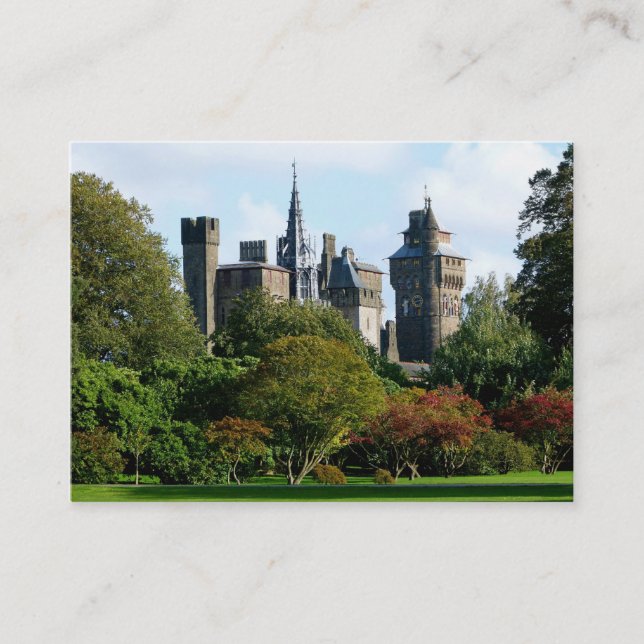 Cardiff Castle II Business Card (Front)