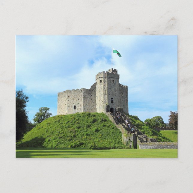 Cardiff Castle Keep Postcard (Front)