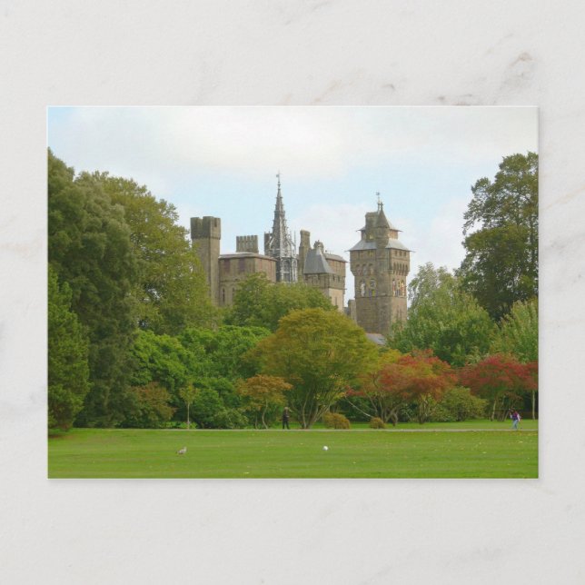 Cardiff Castle Postcard (Front)