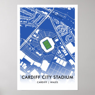Cardiff City Stadium Poster – Home of Cardiff City
