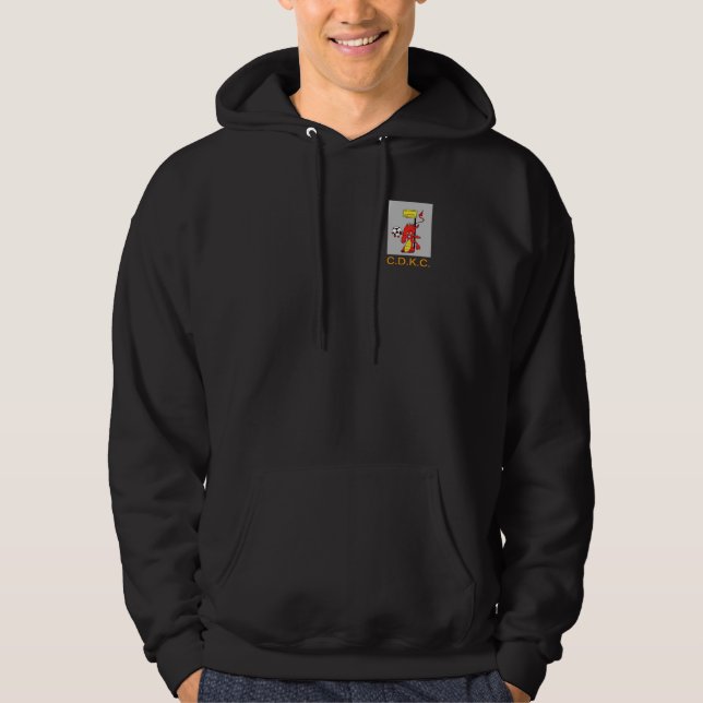 Cardiff Dragons Korfball Club Hoody Black (Front)