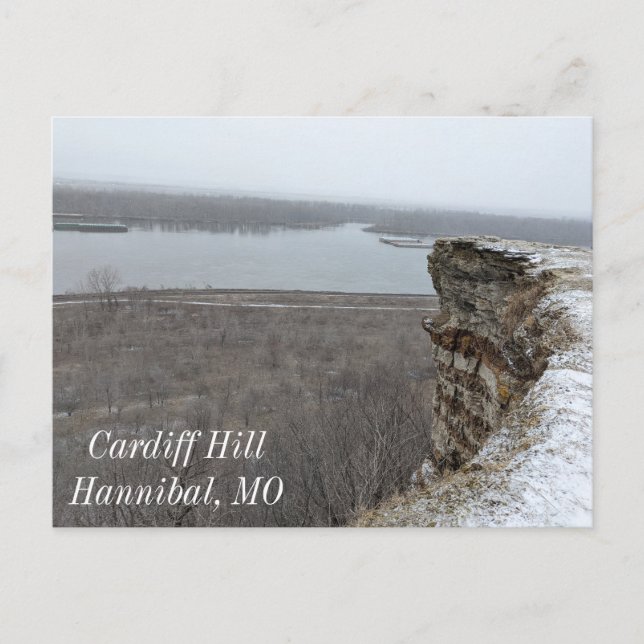 Cardiff Hill Hannibal Missouri Postcard (Front)