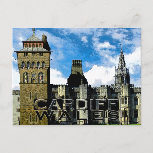 Cardiff Postcard (Front)
