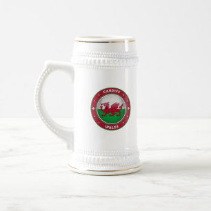 Cardiff Wales Beer Stein