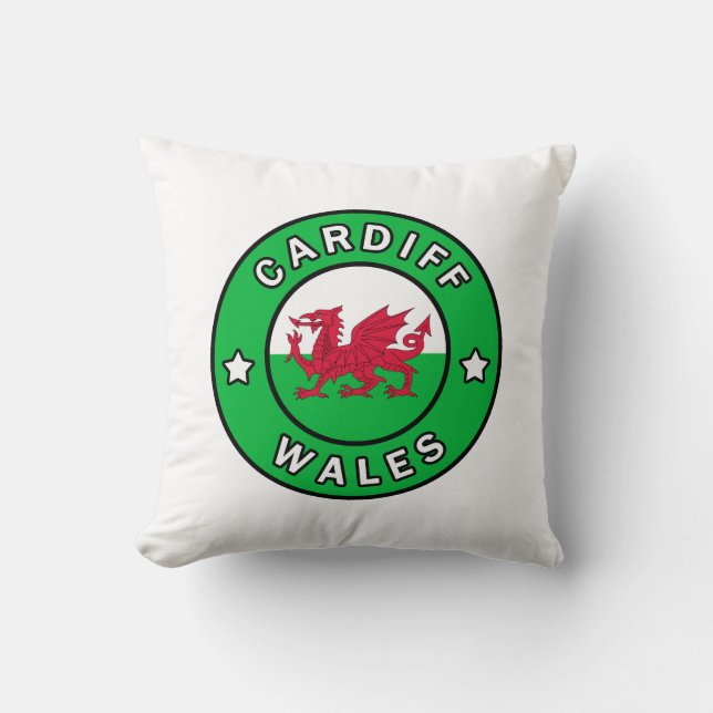 Cardiff Wales Cushion (Front)