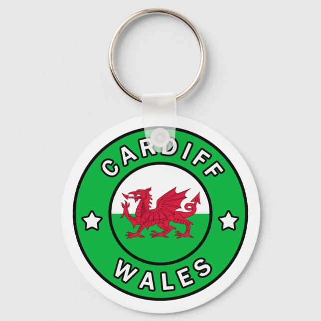 Cardiff Wales Key Ring (Front)