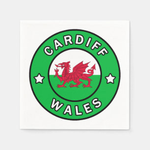 Cardiff Wales Napkin