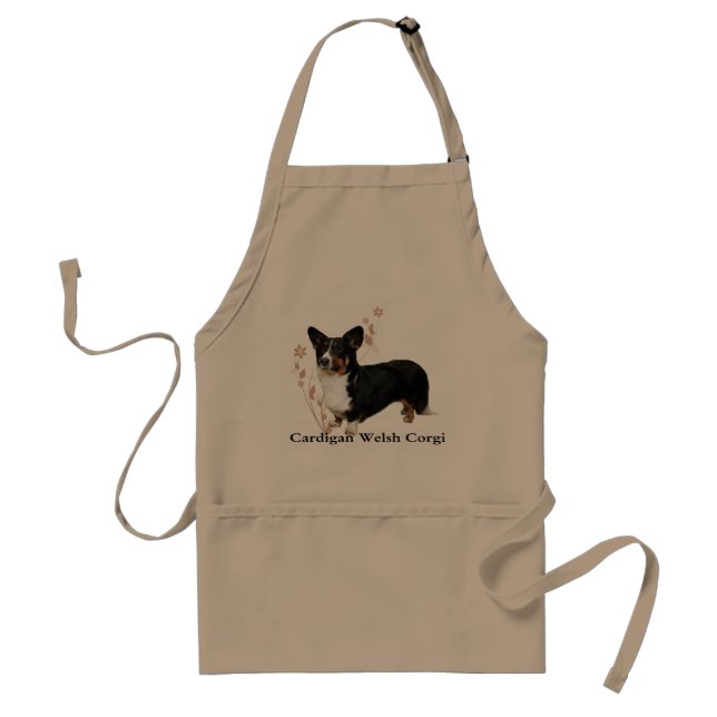Cardigan Corgi Apron (Front)