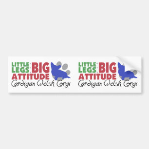 Cardigan Little Legs Bumper Sticker