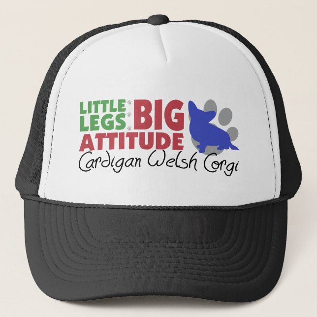 Cardigan Little Legs Trucker Hat (Front)