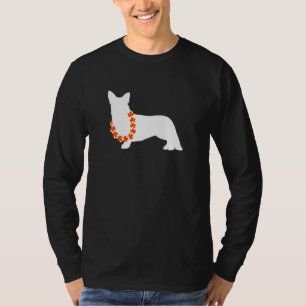 Cardigan Welsh Corgi Aloha Hawaiian Lei Dog T-Shirt
