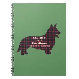 Cardigan Welsh CORGI BFF Spiral Notebook