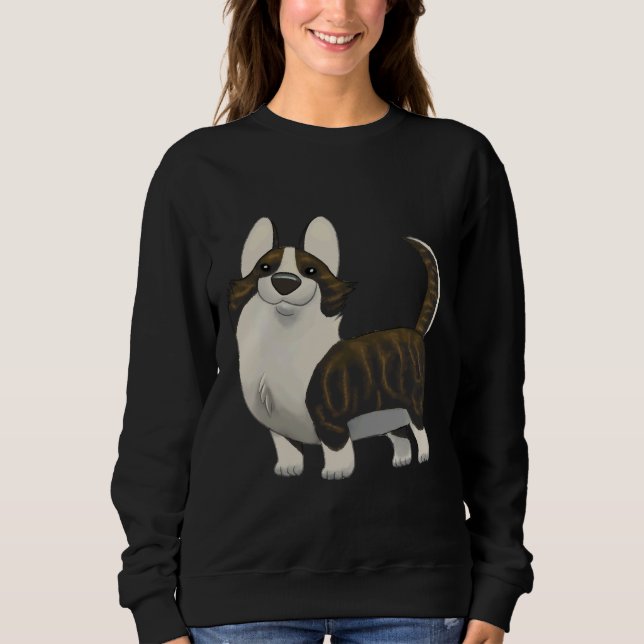 Cardigan Welsh Corgi Brindle   Sweatshirt (Front)