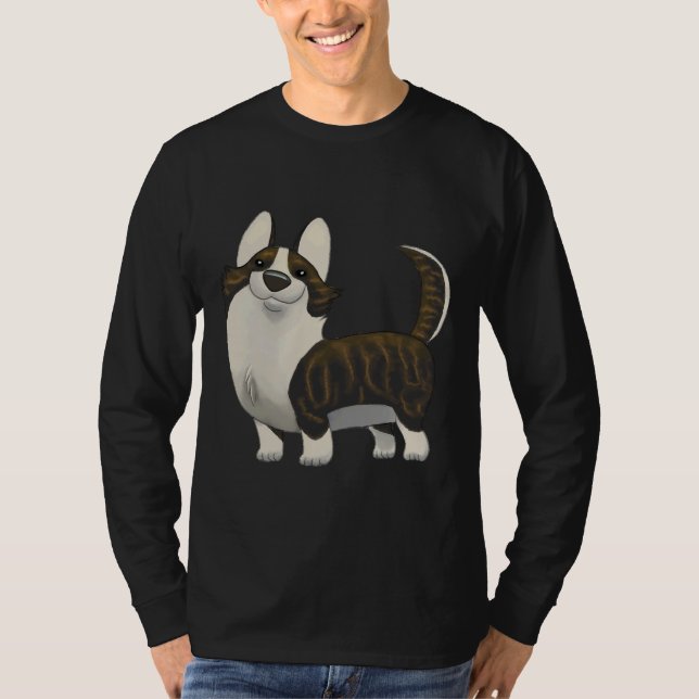 Cardigan Welsh Corgi Brindle   T-Shirt (Front)
