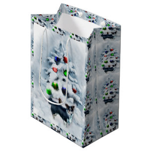 Cardigan Welsh Corgi Christmas Medium Gift Bag