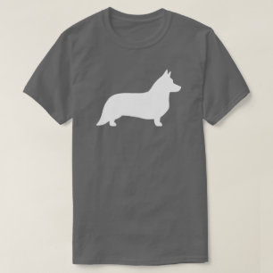 Cardigan Welsh Corgi Cool Dog Breed Silhouette T-Shirt