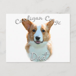Cardigan Welsh Corgi Dad 2 Postcard