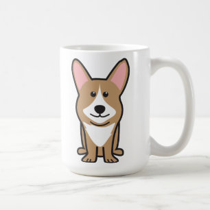 Cardigan Welsh Corgi Dog Cartoon Coffee Mug