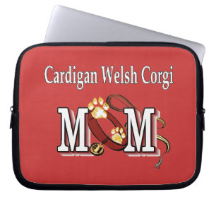Cardigan Welsh Corgi Dog MOM Laptop Sleeve