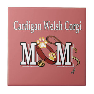 Cardigan Welsh Corgi Dog MOM Tile