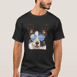 Cardigan Welsh Corgi Dog Uruguay Sunglasses T-Shirt