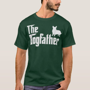 cardigan welsh corgi DogFather Funny Dog Dad  T-Shirt