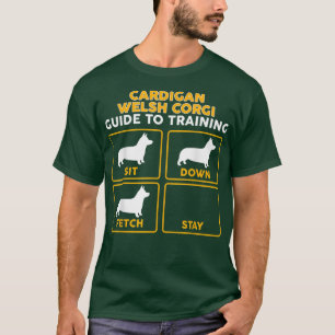 Cardigan Welsh Corgi   Funny Guide To Training  T-Shirt