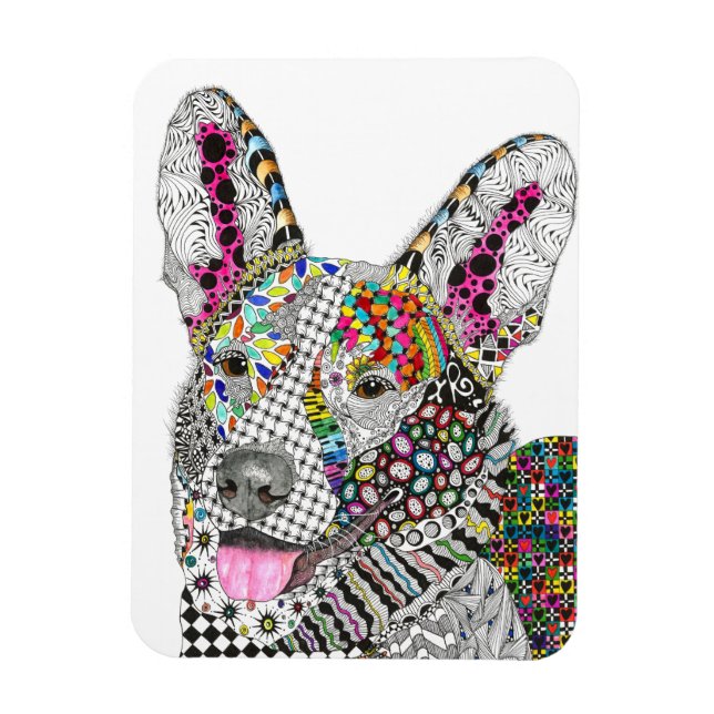 Cardigan Welsh Corgi Magnet 3"x4" (Vertical)