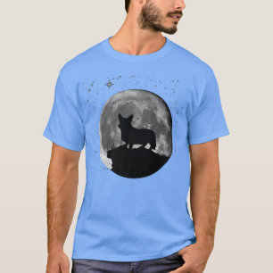 Cardigan Welsh Corgi Moon Premium T-Shirt