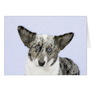 Cardigan Welsh Corgi Painting - Original Dog Art