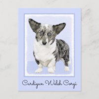 Cardigan Welsh Corgi Painting - Original Dog Art