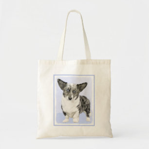 Cardigan Welsh Corgi Painting - Original Dog Art Tote Bag