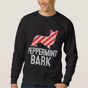 Cardigan Welsh Corgi Peppermint Bark Christmas Dog Sweatshirt