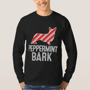 Cardigan Welsh Corgi Peppermint Bark Christmas Dog T-Shirt