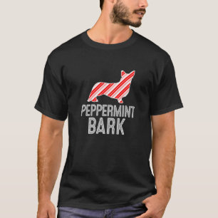 Cardigan Welsh Corgi Peppermint Bark Christmas Dog T-Shirt