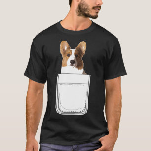 Cardigan Welsh Corgi Puppy Dog In Your Pocket T-Shirt