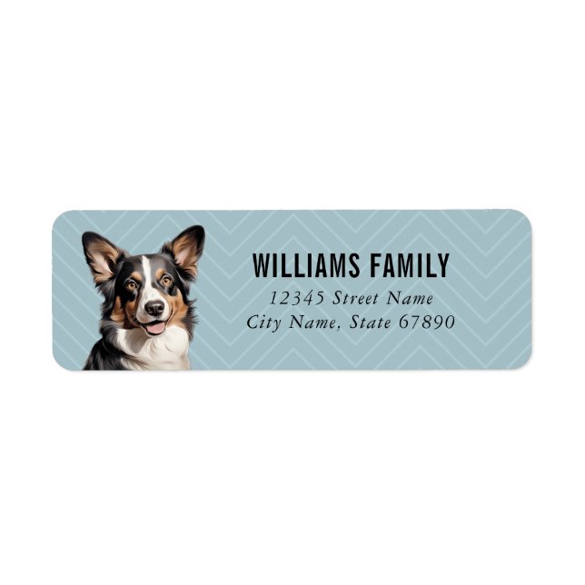 Cardigan Welsh Corgi Return Address Labels (Front)