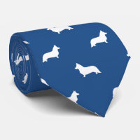 Cardigan Welsh Corgi Silhouettes Pattern