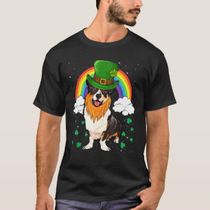 Cardigan Welsh Corgi St Patricks Day Leprechaun T-Shirt