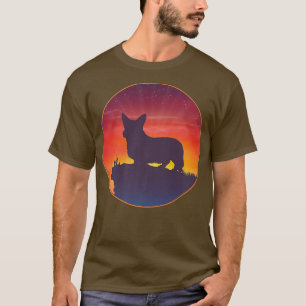 Cardigan Welsh Corgi Sunset  T-Shirt
