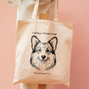 Cardigan Welsh Corgi Tote Bag