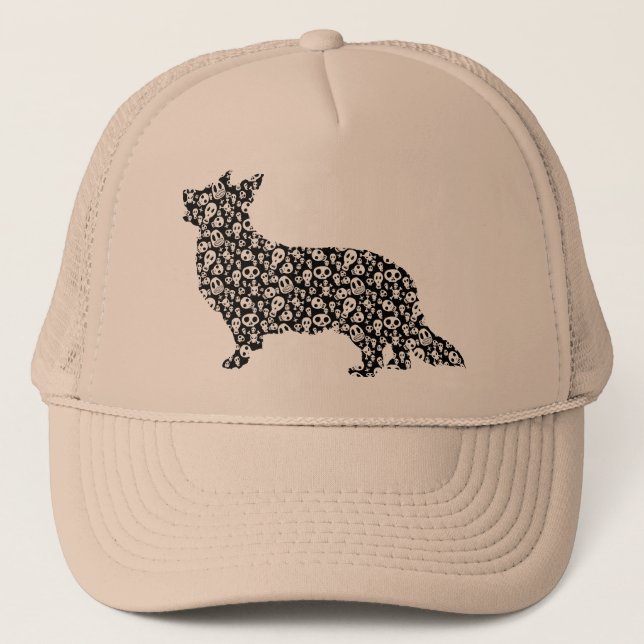 Cardigan Welsh Corgi Trucker Hat (Front)