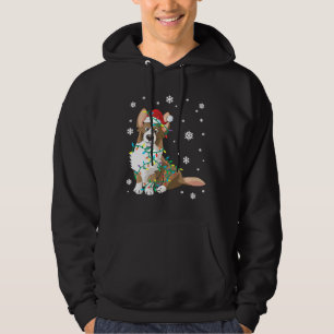 Cardigan Welsh Corgi Wrapped In Christmas Lights D Hoodie