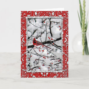 Cardinal 6153 Frame Christmas Card
