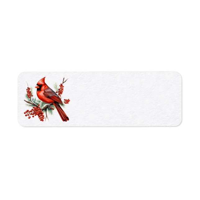 Cardinal Address Labels (Front)