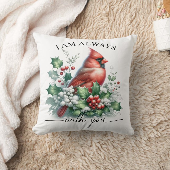 Cardinal Always With You Memorial Cushion (Blanket)