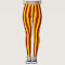 Cardinal and Gold Vertical Stripes