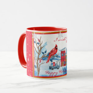 Cardinal And Landscape Customise Mug